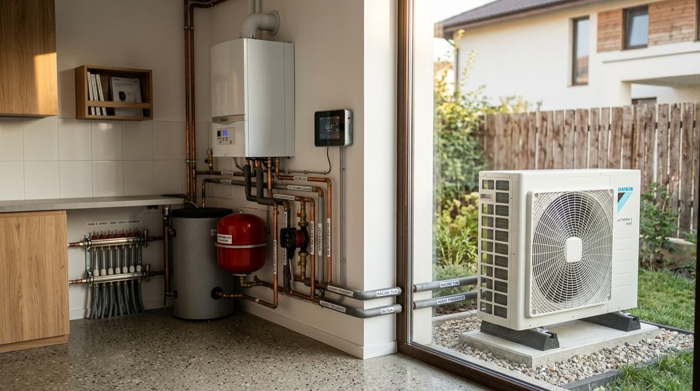 Pompă de căldură Hibrid