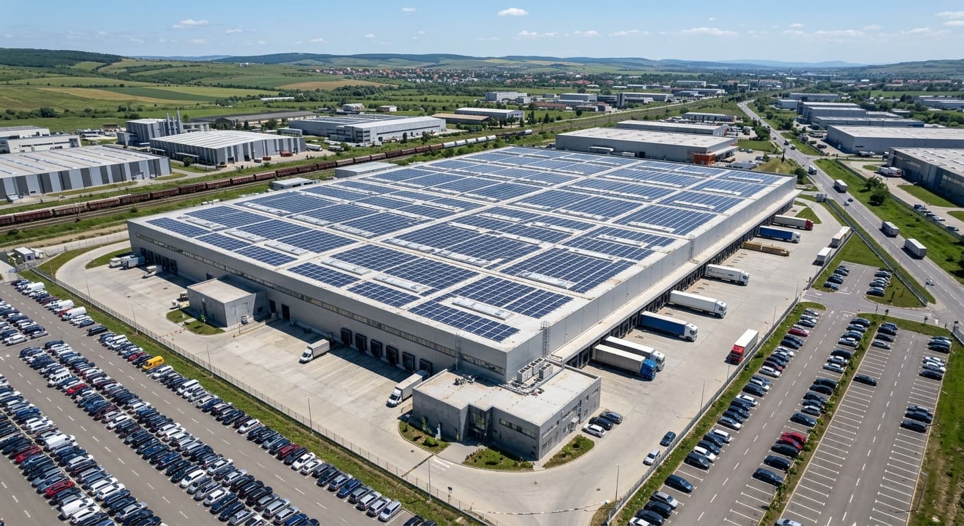Fotovoltaice pentru Hale Industriale și Fabrici: Preț 50-200kW și Amortizare în 2026