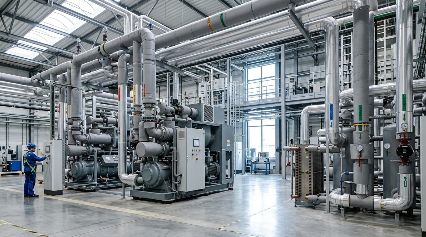 Pompe de Căldură Industriale de Înaltă Temperatură 2026: Abur și Apă Caldă până la 150°C