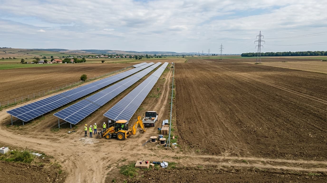 Teren pentru Parc Fotovoltaic: Arendă vs Cumpărare, Cât Plătești pe Hectar și Câte Hectare Îți Trebuie