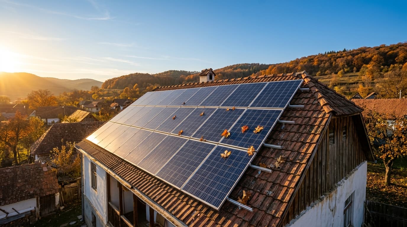 Cum Îți Pregătești Sistemul Fotovoltaic pentru Iarnă: 7 Verificări de Toamnă