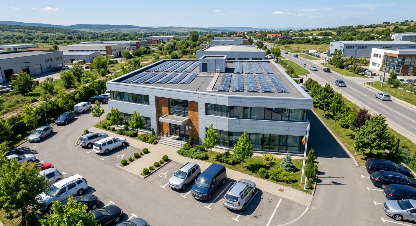 Sistem Fotovoltaic pentru Firmă în 2026: Ghid Complet cu Prețuri, Legislație și ROI